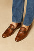 Mens Mezlan Borgese Alligator Dress Shoe Loafer in Cognac