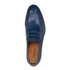 Mens Mezlan Classic Calfskin Slip on Penny Loafer Dress Shoe in Blue