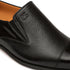 Mens Mezlan Milani Calf & Deerskin Cap Toe Slip on Loafer Dress Shoe in Black