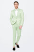 Men’s Mint Green Tuxedo Suit – Slim Fit Shawl Lapel with Matching Bow Tie in Sage Green Color - Light Green