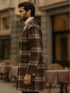 Men’s Multicolor Plaid Overcoat & Peacoat – Stylish Plaid Topcoats for Men