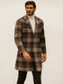 Men’s Multicolor Plaid Overcoat & Peacoat – Stylish Plaid Topcoats for Men