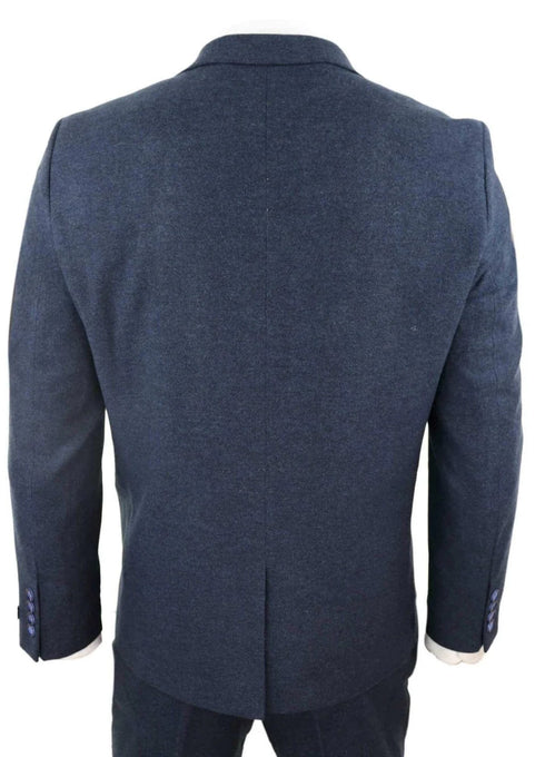 Thomas Shelby Navy Wool Suit – Peaky Blinders Inspired Classic Menswear