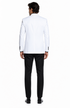 Men's One Button Shawl Dinner White Jacket