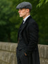 Mens Peaky Blinders Costume - peaky blinder outfit - Include peaky blinder actor cap Thomas Shelby Black Suit Overcoat & Hat