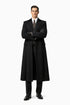 Mens Peaky Blinders Costume Thomas Shelby Vested Suit & Black Overcoat