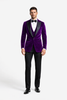 Mens Purple Velvet Dinner Jacket - Mens Evening jackets - Tuxedo Dinner Jacket