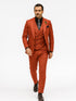 Premium Red Groom Suit – Stylish Men’s 3-Piece Wedding Attire