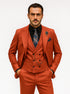 Premium Red Groom Suit – Stylish Men’s 3-Piece Wedding Attire