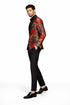 Mens Red and Gold Dinner Jacket - Mens Evening jackets - Tuxedo Dinner Jacket