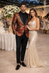 Mens Red and Gold Dinner Jacket - Mens Evening jackets - Tuxedo Dinner Jacket
