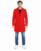Mens Red Trench coat - Wool Fabric Trench Coat For Men 3XL 4XL 5XL 6XL