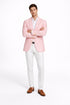 Mens Seersucker ~ Sear Sucker Two Button Pink Blazer