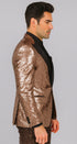 Mens Sequin Suit - Sparkly Suit - Rose Gold Glitter Suit