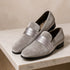 Uptown Hustle in Silver Sleek Velvet Loafers