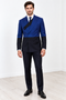 Mens Statement 100% Wool Modern Fit Double Breasted Suit - Two Tone Jacket in Many Colors