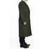 Mens Topcoat Full Length Wool Dress oloive green Top