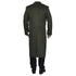 Mens Topcoat Full Length Wool Dress oloive green