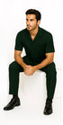 Mens Walking Suit in Color Hunter Green Leisure Suit Casual Matching Shirt and Pants $99