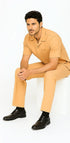 Mens Walking Suit in Color Melon Leisure Suit Casual Matching Shirt and Pants $99