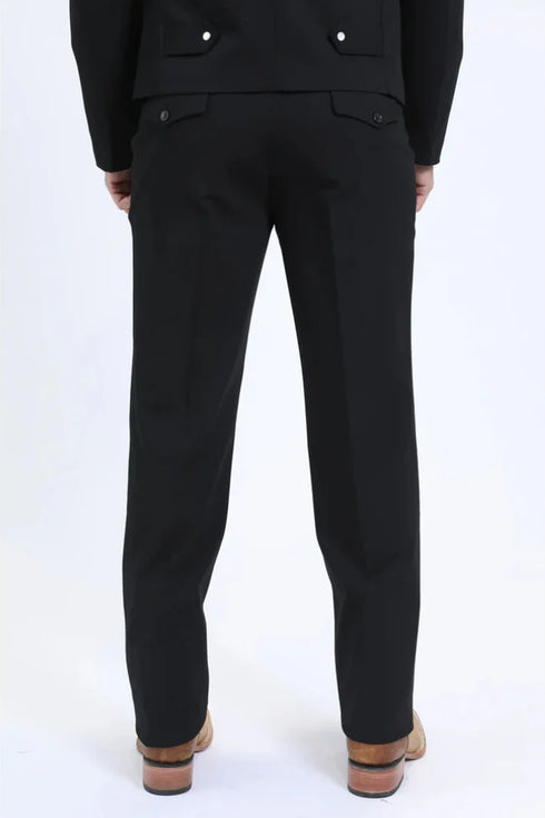 Men's Western Sport Suit - Black