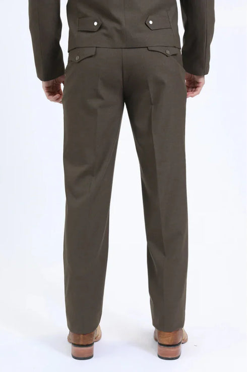 Men's Western Sport Suit - Brown