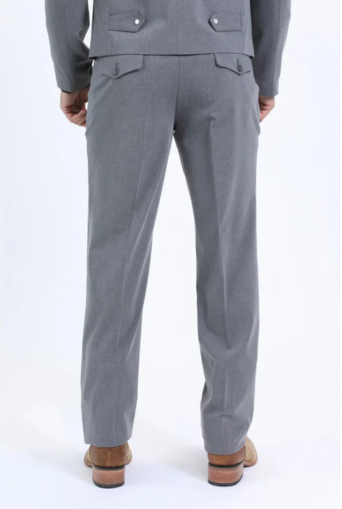Men's Western Sport Suit - Grey