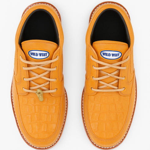 Men's Wild West Boots Caiman and Smooth Ostrich Skin Shoe 2ZA052802