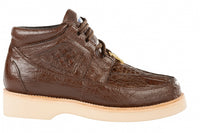 Men's Wild West Boots Caiman and Smooth Ostrich Skin Shoe 2ZA052807