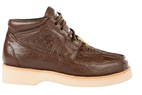 Men's Wild West Boots Caiman and Smooth Ostrich Skin Shoe 2ZA052807