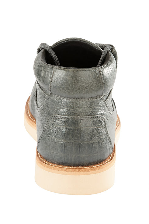 Men's Wild West Boots Caiman and Smooth Ostrich Skin Shoe 2ZA052809