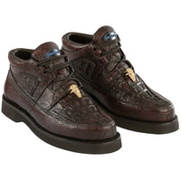 Men's Wild West Boots Caiman and Smooth Ostrich Skin Shoe 2ZA052818