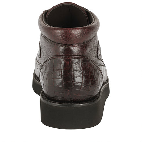 Men's Wild West Boots Caiman and Smooth Ostrich Skin Shoe 2ZA052818