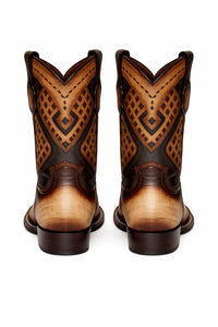 Men's Wild West Caiman Belly Square Toe Boot 2768215