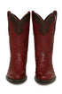 Men's Wild West Ostrich Skin J Toe Boots 29903-A