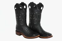 Men's Wild West Ostrich Skin Ranch Toe Boots 282503