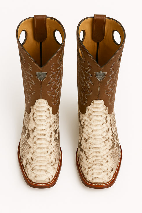 Men's Wild West Python Ranch Toe Boot 282557