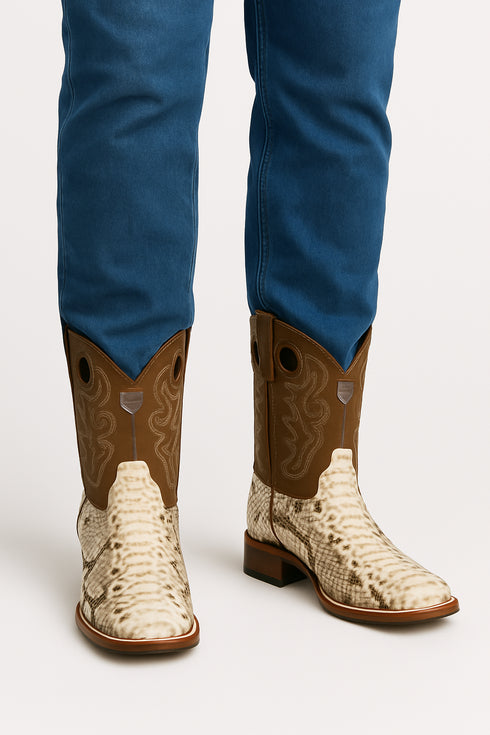 Men's Wild West Python Ranch Toe Boot 282557
