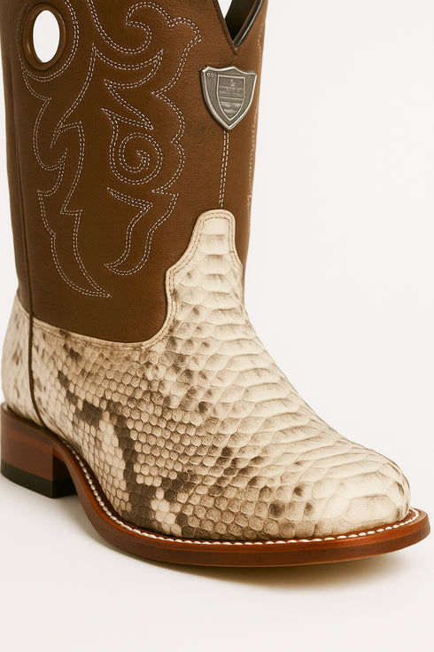 Men's Wild West Python Ranch Toe Boot 282557