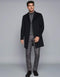 Mens Wool Epson Overcoat Navy
