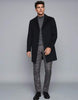 Mens Wool Epson Overcoat Navy