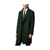 Olive Green Peacoat - Olive Green 3/4 Length Car Coat By OvercoatUSA $169