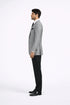 Mens Luxurious Wool Black houndstooth checkered Sport Coat