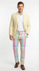 Mens Yellow Seersucker Blazer – Lightweight Summer Sport Coat Formal Casual Wedding Party Jacket