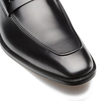 Mezlan Calfskin Penny Loafers Black (E20243)