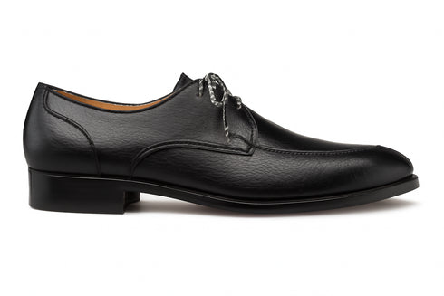 Fratello Split-Toe Deer Black Men’s Lace up Shoes By Mezlan Made In Spain Brand