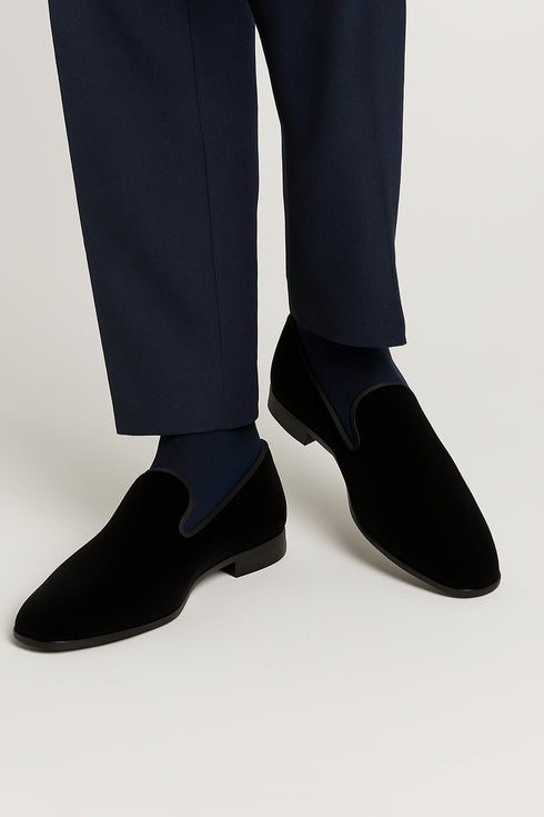 Lublin Velvet Black By Mezlan Made In Spain Brand