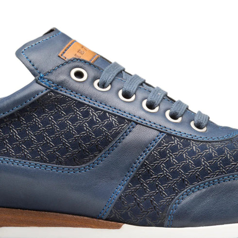Mezlan Maxim Calfskin Sneakers Blue (9463)