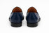 Mezlan Navy Burnished Calfskin Penny Loafer