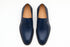 Mezlan Navy Burnished Calfskin Penny Loafer